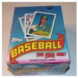 Vintage 1989 Topps Baseball Wax Box with both