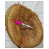 Vintage Tom Haller Baseball Catchers Glove Mitt