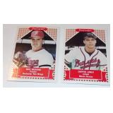 1991 Pro Cards Chipper Jones & Mike Mussina