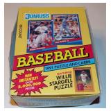 Vintage 1991 Donruss Baseball Wax Box with Cards