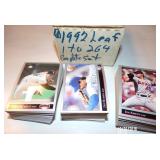 1992 Leaf Baseball Cards Complete Set 1 to 264