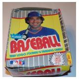 Vintage 1989 Fleer Baseball Wax Box with Cards -