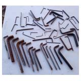 Assortment of Allen wrenches