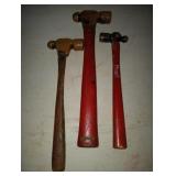 Ball peen hammers