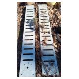 Set of 2 aluminum ramps 74" long