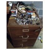 Fire cabinet including contents including