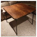 30x30 card table vinyl top