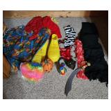 Pirate and clown halloween costume