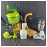 Coffee Grinder, Chopper, cheese grater, banana