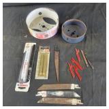 Hole saw blades and various other saw blades