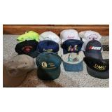 Various brands hats lot of 12
