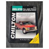 CHILTON GENERAL MOTORS FULL SIZE TRUCKS 1988-98