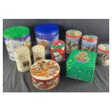 Christmas tins