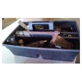 Tray and contents - U Bolt, pipe fittings, etc