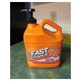 Fast orange hand cleaner 1 gallon mostly full