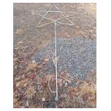 Lighted metal star approximately 11 1/2 feet