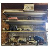 4 shelves of assorted items