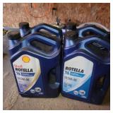 4 Bottles Rotella Synthetic 5W-40 oil (3 full, 1