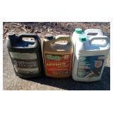 Antifreeze. Partial jugs and opened.