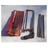 10.5" hacksaw and blades