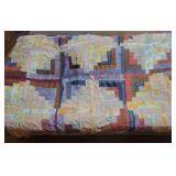 Handmade Patchwork Quilt 56"x80"