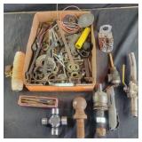 Misc Box Hardware and parts- 2"ball, valves,