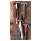 Group of hammers