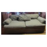 Bassett Micro Suede oversized sofa