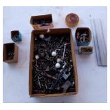 Misc lot including rivets, screws, nuts and more