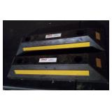 Set of 2 Pyle parking bumpers 9.5 x 6