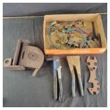 Box Lot - Tools, hardware, etc
