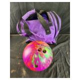 Bowling ball and bag