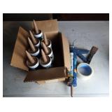 Caulking gun, caulk and more.....