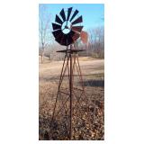 Metal windmill