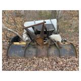 Snow Pile and pile of scrap 8ft