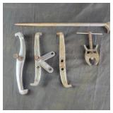 Tools, Battery terminal puller, pry bar, gear