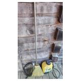 Extension plug, broom. Sprayer,