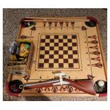 Carrom Industries vintage double sided game and
