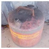 5 gal galvanized metal gas can