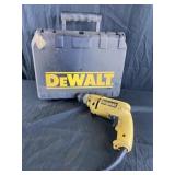 Dewalt 3/8 in power drill -works-comes with