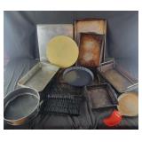 Baking pans, cookie Sheets, Pizza Stone, fajita