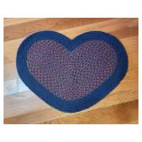 32x23 heart shaped rug