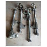 Set of 4 coil spring compressions