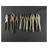 Wrenchs, vise grips, pliers