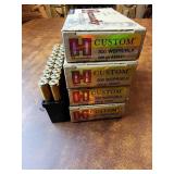 4 boxes Hornady ammunition 20 cartridges each 300