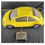 New Bright yellow volkswagon beetle remote