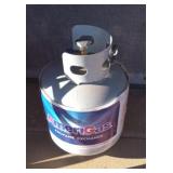Empty 20 lb propane tank