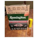 Remington 20 gauge target loads full box.