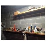 Shelves contents - hardware, filters etc