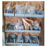Trays and contents - nuts, bolts, screws